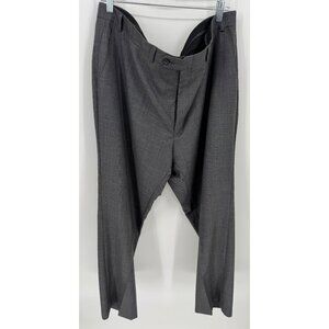Ralph Lauren Mens 100% Wool Gray Slim Fit Dress Pants